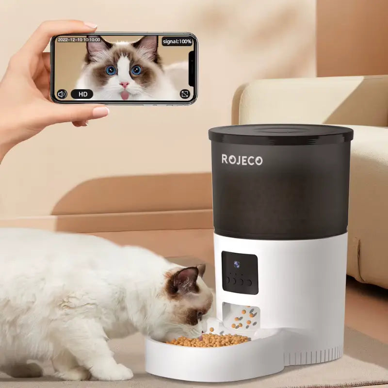 Distributeur de Croquettes Automatique avec Caméra vie animal