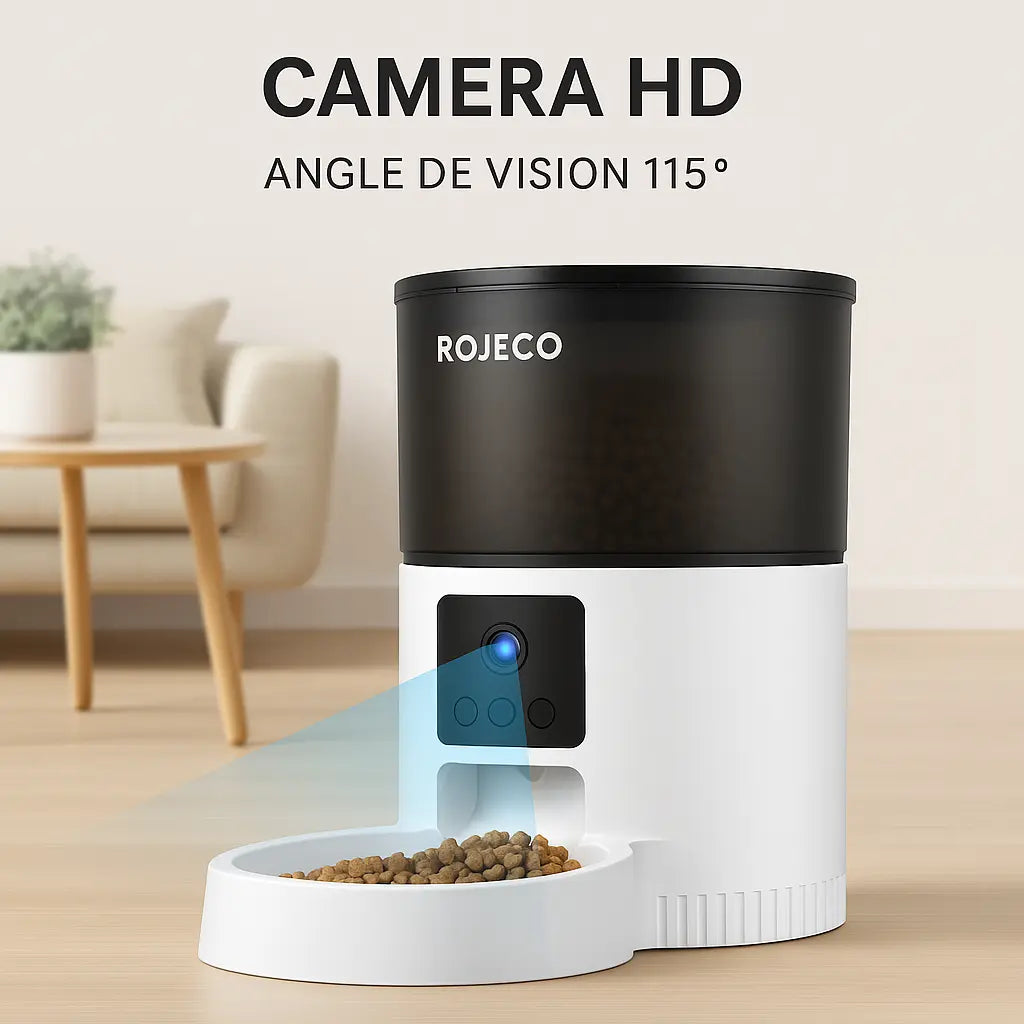 Distributeur de Croquettes Automatique avec Caméra vie animal